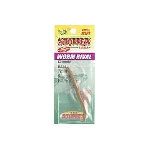  K&E Fish Lures Soft Worm Rival 2 1/2 inch Natural 