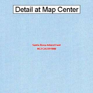  USGS Topographic Quadrangle Map   Santa Rosa Island East 