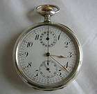 CHRONOGRAPH CARTOGRAPH TASCHENUHR SILVER ca 1800 RARE  