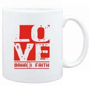  Mug White  LOVE BahaI Faith  Religions Sports 