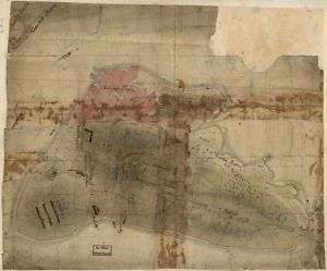 1775 map of Bunker Hill, Battle of Boston, Mass  