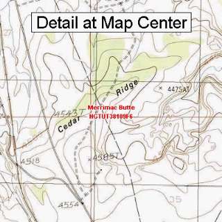   Map   Merrimac Butte, Utah (Folded/Waterproof)