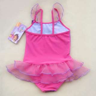 Dora Girls Size 2 9Years Bathers Tutu Swimsuit Swimwear Tankini 