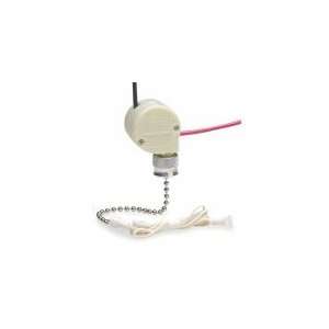   LEVITON 1689 75 Pull Chain Switch,6A,1/4 HP,SPST