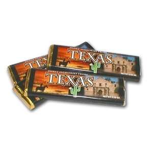 Texas Chocolate Bar   Milk (Pack of 24)  Grocery & Gourmet 