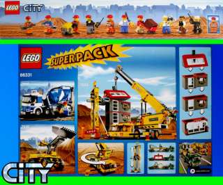 LEGO 66331 City Baustelle Superpack 7633 7990 7630  