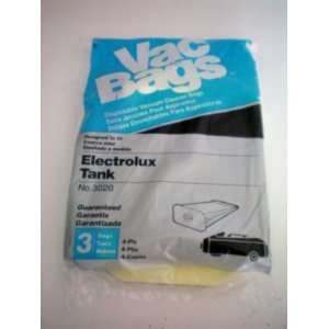   Vacuum Cleaner Bags    Fits Electrolux Tank    3 Bags 