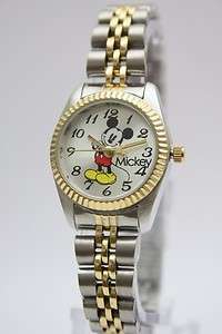 New Disney Classic Mickey Mouse Two Tone Watch MCK618  