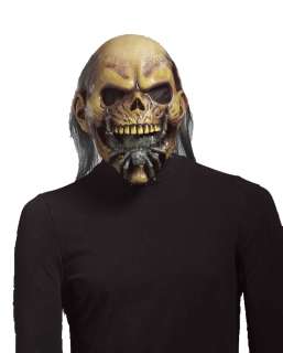 Halloween Horror Maske Zombie Totenkopf Spinne im Mund Karneval 