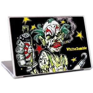   MS WHTZ10048 12 in. Laptop For Mac & PC  White Zombie  Clown Skin