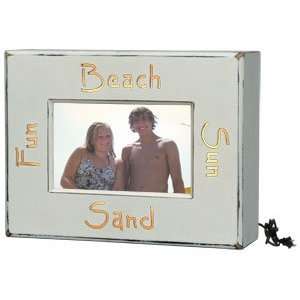  Lighted Beach Picture Frame