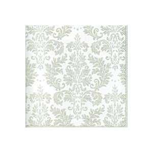   Golden Jacquard Silver Christmas Party Lunch Napkin