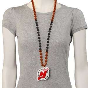  New Jersey Devils Team Logo Medallion Beads Sports 