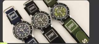 New Wrist Quartz Army Mens Watch Sports Military Black  