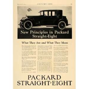  1923 Ad Packard Straight Eight Car Model V Type Motor 