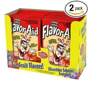 Flavor Aid Drink Mix, Cherry, 48 Count Grocery & Gourmet Food
