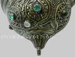 NEW Antique Moroccan Style Conical Jeweled Wall Sconce  