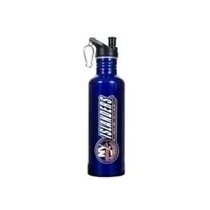 New York Islanders 26oz Blue Stainless Steel Water Bottle with Pop Up 
