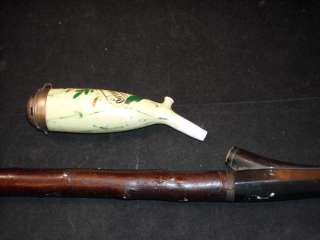 German Imperial Porcelain Student Long Pipe Hannover  