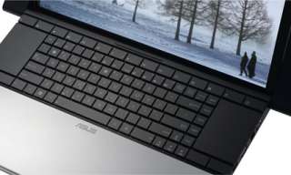 The ASUS NX90 features the world’s first dual touch pads, providing 