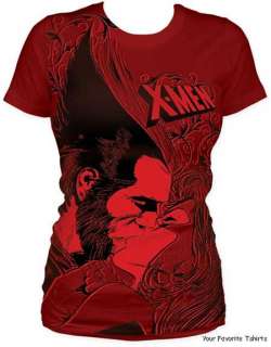 New Licensed Marvel Comics X MEN Wolverine The Kiss Full Print Women 