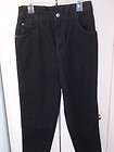 Girls Relaxed Fit Black Cotton Denim Jeans Size 7 1/2 Gitano NEW 