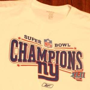 NY New York Giants NFL Football Reebok T Shirt XL  