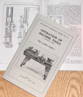 Operation of Machine Tools Metal Lathe Manual Part 1  