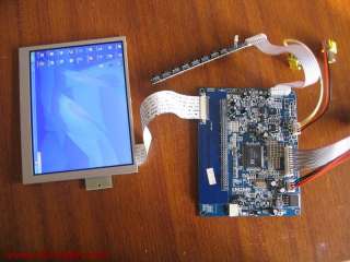 6inch INNOLUX TFT LCD Module,AT056TN53 V.1+VGA/AV Board +TP 