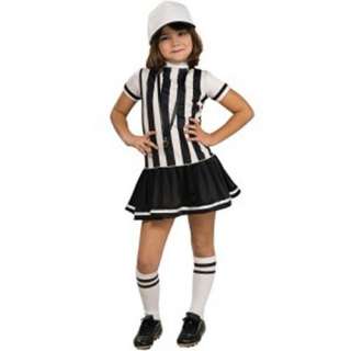 Referee Girl Costume Child Sport Athlete Halloween New  