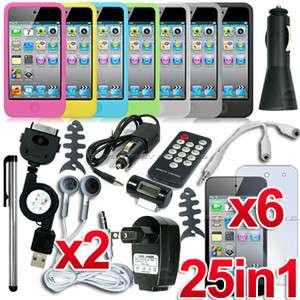 25 ACCESSORY FM TRANSMITTER CASE FOR IPOD TOUCH 4TH GEN  