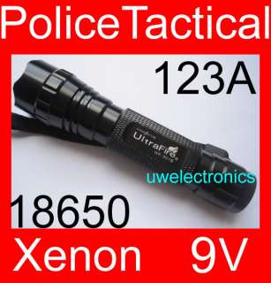 UltraFire 501B RCR123A 18650 16340 Tactical Xenon Flashlight Hunter 