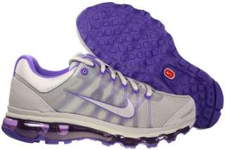 New Womens Nike Air Max+ 2009 Running Shoes Wolf Grey/Pure Purple 