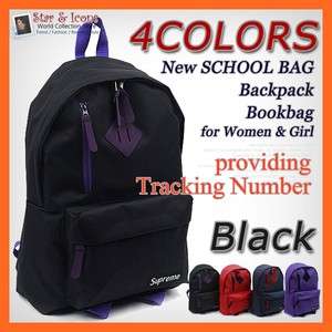 New SCHOOL Bag Black Backpack Bookbag for Women & Girl 