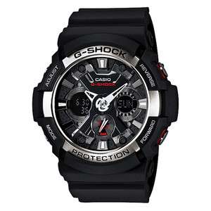 Black Casio G Shock Anti Magnetic Watch GA200 1A  
