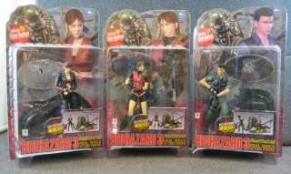 Lot Of 3 RESIDENT EVIL 8 Figures Chris Claire+ MOC Real Shock 