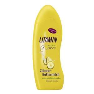 Litamin Wellness und Care Schaumbad Zitrone Buttermilch 750 ml, 2er 