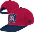 Chicago Fire Red adidas Flat Brim Snapback Adjustable Hat