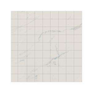   Ceramic Tile Carrara Blanco 12 in. x 12 in. Glazed Floor and Wall Tile