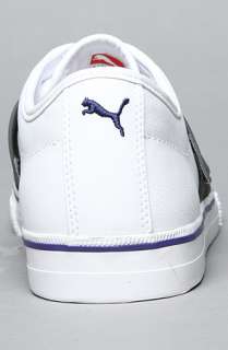 Puma The El Ace L Sneaker in White Navy  Karmaloop   Global 