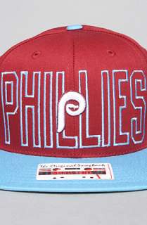 American Needle Hats The Philadelphia Phillies Big Lights Snapback Hat 