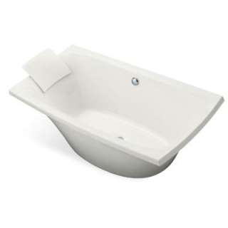KOHLER Escale 6 ft. Acrylic Bathtub with Reversible Drain in White K 