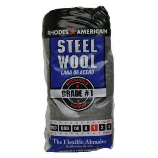 Homax #1 12 Pad Steel Wool, Medium Grade 10121111  