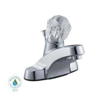 Glacier Bay 4 in. 1 Handle Low Arc Bathroom Faucet in Chrome 67094 