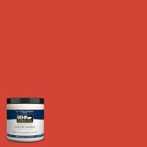 BEHR Premium Plus 8 oz. Chili Pepper Interior/Exterior Paint Tester 