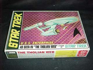 AMT Star Trek USS Enterprise Tholian Web plastic model kit #0695 NIB 