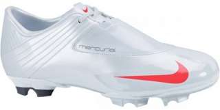 NIKE MERCURIAL JR STEAM V FG FUSSBALLSCHUHE SILBER ROT