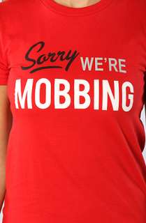 Married to the Mob The Mobbing Tee in Red  Karmaloop   Global 