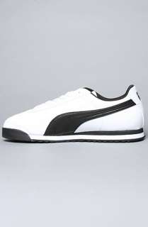 Puma The Roma Basic Sneaker in White Black  Karmaloop   Global 