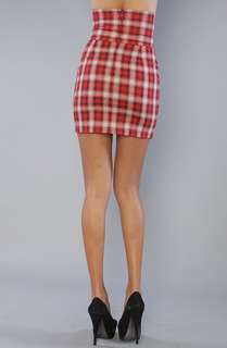   High Waist Mini in Red  Karmaloop   Global Concrete Culture